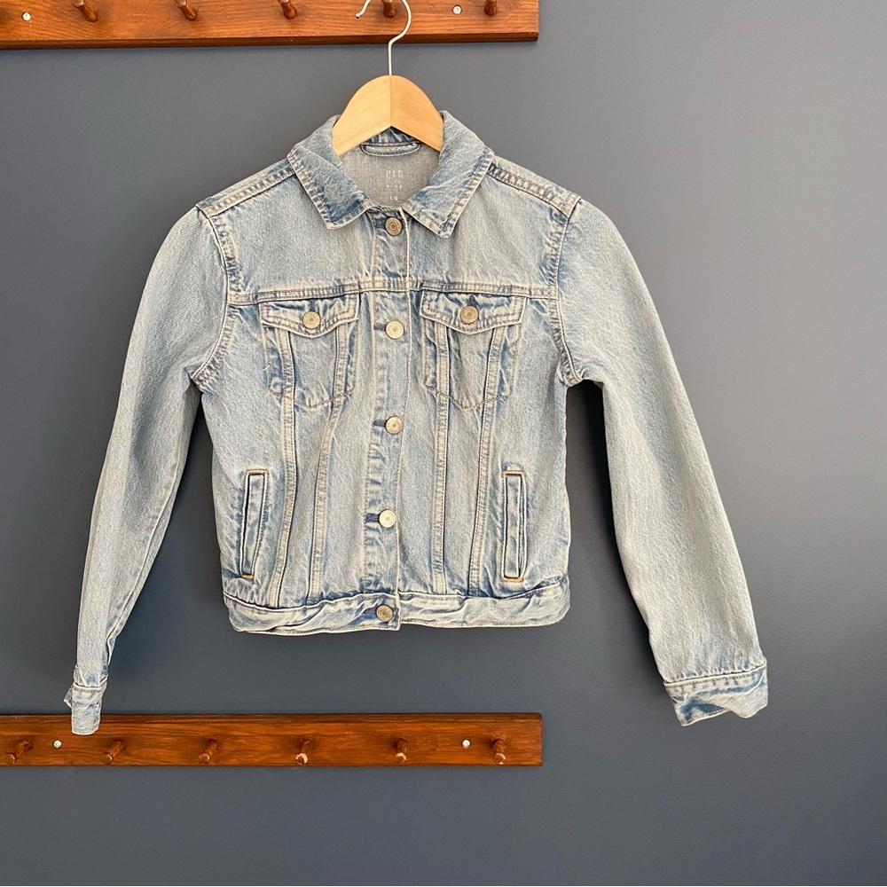 GAP Light Blue Kids Jean Jacket (large)